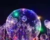 Balão de luz LED romântica para a festa de celebração de casamentos, decoração de barra de balão piscando iluminação de balão Balloons8738096