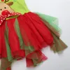 Nowe przybycie Baby Girls Stroje na imprezie świąteczne Cosplay Kostium Księżniczki Dziewczyny z krótkim rękawem Dress Deer Children Clothing2256983