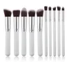 10st Makeup Brushes 10st Professional Cosmetic Brush Kit Nylon Hair Wood Handle Eyeshadow Foundation Tools2384941