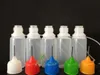 الجملة- 200 قطع 5 ملليلتر البلاستيك إبرة زجاجة pe زجاجات قطارة بلاستيكية مع نصائح معدنية كاب e إبرة السائل زجاجة فارغة