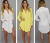 Jurken voor Dameskleding Mode Jurk Casual Jurken 2019 Sexy Trouwjurken Plus Size Chiffon shirt Feestavondjurk 96