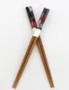 Wholesale-5 Pairs Eco-friendly Cat Chopsticks Japanese Wood Lacquer Chopsticks Gift