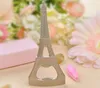 100pcs /lot Free delivery Creative novelty home party items The Eiffel Tower bottle opener wedding favors, gift box packaging