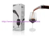 200PCs vin luftning aerator pourer luftating vin dropper röd vin essentiell bar flaska resa snabb luft med vit presentförpackning
