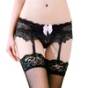 Femmes en dentelle Top-High-Highs Stockings Garter Belt Suspender Set Polyamide Girl Solid Lace Highs Highs Garters Femmes Stockings275B