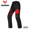 Новый мотоцикл брюки мужские брюки Брюки мото мотокросса красный синий черный с колена гвардейского DUHAN D02 M L XL XXL
