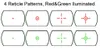 Holograficzny 11mm lub 20mm szyna tkacka Picatinny 4 typ celownik czerwona zielona kropka luneta