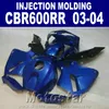 Injectie Mold Lichaamsdelen voor HONDA CBR 600RR FACKING 2003 2004 CBR6DRR 03 04 Motorfiets Donkerblauwe BULLERS BVFW