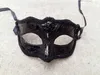 Kvinnor Flickor Sexig Black Lace Edge Venetian Masquerade Hallowmas Mask Masquerade Masker med Shining Glitter Mask Dance Party Mask