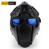 WoSporT Tactical OBSIDIAN GREEN GOBL TERMINATOR Helmet & Masksunglas goggle for Hunting Paintball airsoft tactical equipment2345