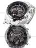 2024年の新しい勝者クロノグラフ時計自動ステンレスメンフルスチールスケルトンウォッチメンズメカニカルメンズウォッチ腕時計