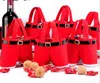 Weihnachtsgeschenk Santa Hosenstil Weihnachtsdekoration Weihnachten Hochzeits Süßigkeiten Taschen Schöne Geschenke Weihnachten Tasche für Kinder CC01