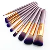 Odessy Pro 9 stks make-up borstels hoge kwaliteit fundering poeder wenkbrauw eyeliner mengen borstel oog gezicht make-up rose gouden set