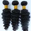 Mink Cabelo Brasileiro Virgem Tece Feixes de Cabelo Humano Onda Profunda 8-34 polegada Não Transformados Extensões de Cabelo Barato Indiano Peruano Malaio Dyeable