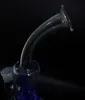 Boll Perc Glas Vattenrör Bong Hookah Perc Shisha Bent Neck Bubbler 18.8mm Kvinna Joint I lager