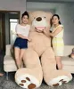 200CM SUPER HUGE TEDDY BEAR (ONLY COVER) PLUSH TOY SHELL (WITH ZIPPER) 79"