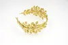 Gold Olive Leaves Tiaras For Brides Handmade Bridal Headband Hair Pieces Unique Bridal Headpiece Bridal Hair Accessories Floral Cr1449539