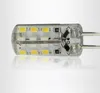 Högkvalitativ dimbar G4 LED 12V 24 LED 3014 Chip Silikonlampa DC12V Crystal Corn Light 3W Bulb Belysning 30st / Lot