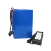 EU US no tax 51.8V Li-ion battery 51.8V 28AH e-scooter battery with PVC Case 52V ebike battery use NCR18650GA 3500mah cell