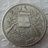 GUATEMALA 1897 1 PESO copie pièce de haute qualité 240g