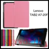 För Lenovo Tab 3 8 plus 7 Essential 710F 730M A10-30 A10-70 A8-50 A7-20 Yoga 3 Folio Flip 3 Mapp Läderfodral