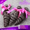 Tressen, 100 malaysisches Haarbündel, 3 Stück, Remy-Echthaar, unverarbeitet, gewellt, lose Welle, natürliche Farbe, färbbare Haarverlängerung, Greatrem