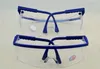 Nieuwe Collectie Verstelbaar Blauw Frame Dental Dust-Proof Sediment Controle Beschermende Oog Splash Goggles Veiligheidsbril 10 stks / partij