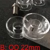 100% Real Quartz Schotel Accessoires Titanium Nail Vervanging Gerechten Voor Dnail Booreiland Dab Bongs Vervangbare Quartz Gerechten