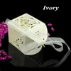 Hela nya 200pcsset Love Heart Wedding Party Favor Table Sweets Candy Boxes With Ribbon 7 Colors7626400