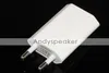 Wall Charger US EU Plug Real 5V/1A Universal voor iPhone -mobiele telefoons 100 stcs/lot