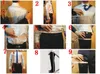 Custom Made One Button Boy Tuxedos Notch Revers Kinderen Pak Black Kid / Ring Bruiloft / Prom Suits (Jas + Broek + Tie + Vest + Shirt + Bretels) F70