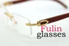 Dobra jakość solidna konstrukcja vitange składanie okularów odczytu Rama z obudową T8100903 Dekorat drewniany szklanki jazdy rozmiar 543957431