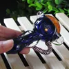 Wholesale colorful Mini Glass Pipes Glass Tobacco Pipes Glass smoking Pipes Hand Pipes hammer Pipes mixed colors