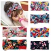 Czeski Pałąk Bawełniana Dziewczyna Baby Bowknot Kwiat turban Twist Head Wrap Twisted Knot Miękkie Włosy Zespół Kids Headbands Bandanas