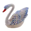 Swan Rhinestone takı kutusu dekoratif vintage kutular mücevherli biblo kutusu tahsil edilebilir metal süsü hediyelik eşyalar doğum günü düğün gif1265521