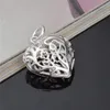 Cena fabryczna 925 Sterling Silver Hollow Hollow Serce Wisiorek Naszyjnik Moda Biżuteria Walentynki Dar Dziewczyn Darmowa Wysyłka