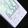 Cyfrowy Kryty Outdoor LCD Clock Termometr Higrometr Temperatura Miernik Wilgotności C / F Duży ekran KT-905 KT905 Darmowa Wysyłka