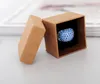 High Quality Jewelry Box/ Lovers Ring Box/Gift Package/ Kraft paper Box For Women Jewelry Storage box display 5*5*3.8cm