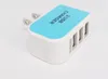 3 USB Ports Wall Charger for Cell phones 3.1A AC Adapter US Plug Mixed color