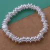 Livraison gratuite avec numéro de suivi Top vente 925 Bracelet en argent Dense anneau Bracelet bijoux en argent 10 pièces/lot pas cher 1806