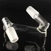 Hookahs Dropdown-Adapter zwei Größen 14 mm/18 mm Stecker auf Konverter-Verbindungsstück für Glasbohrinsel