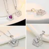 Crown Crystal natural amethyst necklace female 925 pure silver jewelry design fashion necklaces & pendants pendants gift Free Shipping