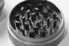 Kruidmolen chroom breker zink legering grinder roken accessoires diameter 2.2 "diep bodem deksel