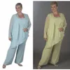 Chiffon plus size moeder van de bruid broek pakken met jas vestidos para madre de la novia largos vrouwen formele avond broek pakken