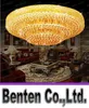 Modern LED Crystal Chandelier Ceiling Lights Traditional Gold Chrome Light Fixtures Cake ShapeCrystal Pendant Lamps For Living Room Foyer Hotel Home Fixtures