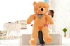 6.3 Feet Teddy Bear Fylld Ljusbrun Giant Jumbo 72 "Storlek: 160cm Födelsedagspresent