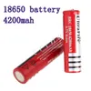 10 pcslot pour lampe de poche LED 18650 37 v 4200 mAh batterie au Lithium Liion Rechargeable UltraFire pour Cigarette électronique LED Touch4569392