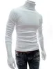 Masculino Casual Moda Camisola Mens Hight Qualidade Knit Sweater Knit Turtleneck Collar Outerwear