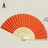 Wolesummer Style Ladies Bamboo Paper Fan Fan Out Out Field Folding Decoration Decorazione Outdoor Wedding Party1584219