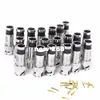 100 Pcs/lot CCTV adaptateur prise BNC mâle Compression coaxial RG59 câble connecteur pour système de vidéosurveillance